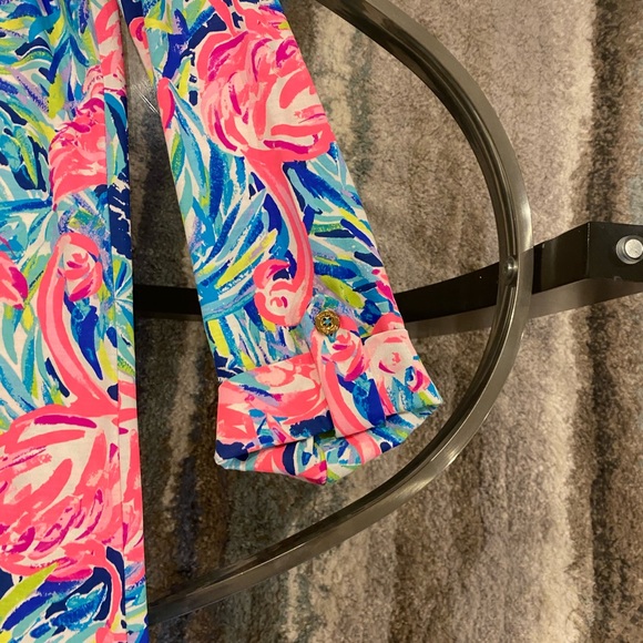 Lilly Pulitzer Flamingo Shift Dress Large - Picture 8 of 12